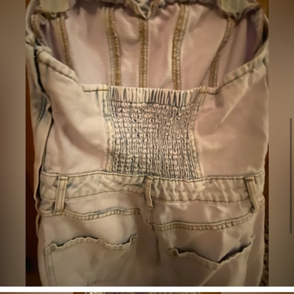 Wild Fable Strapless Jean Jumpsuit cc. - Picture 8 of 16